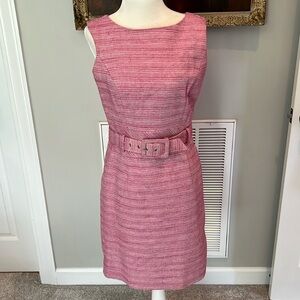BANANA REPUBLIC Dress 6P PINK/WHITE